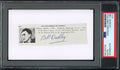 Bill Dudley HOF Signed/Auto Cut Photo on 3x5 Card Steelers PSA/DNA 188266