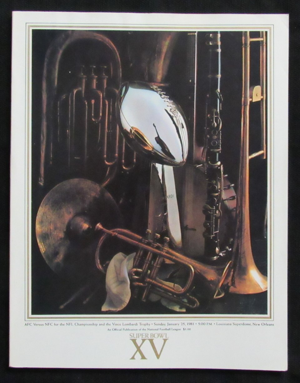 Super Bowl XV Game Program  Las Vegas Raiders vs. Philadelphia Eagles 182830