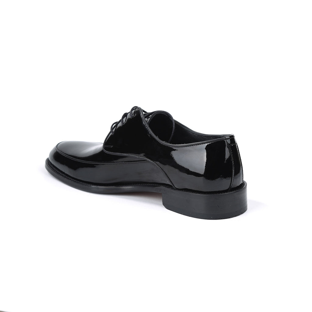 Patent Leather Brogue Dress Shoe // Black