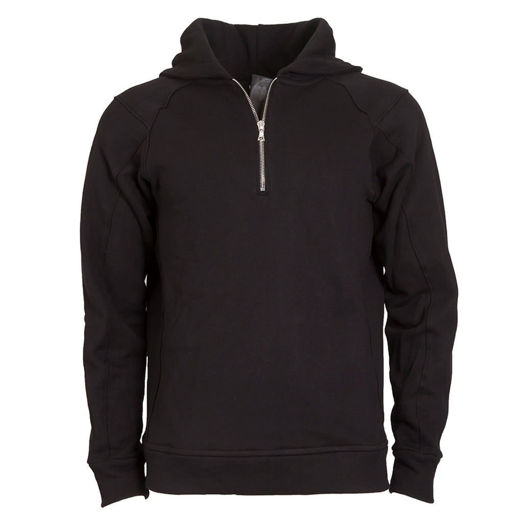 The Lionize Half-Zip Hoodie // Black