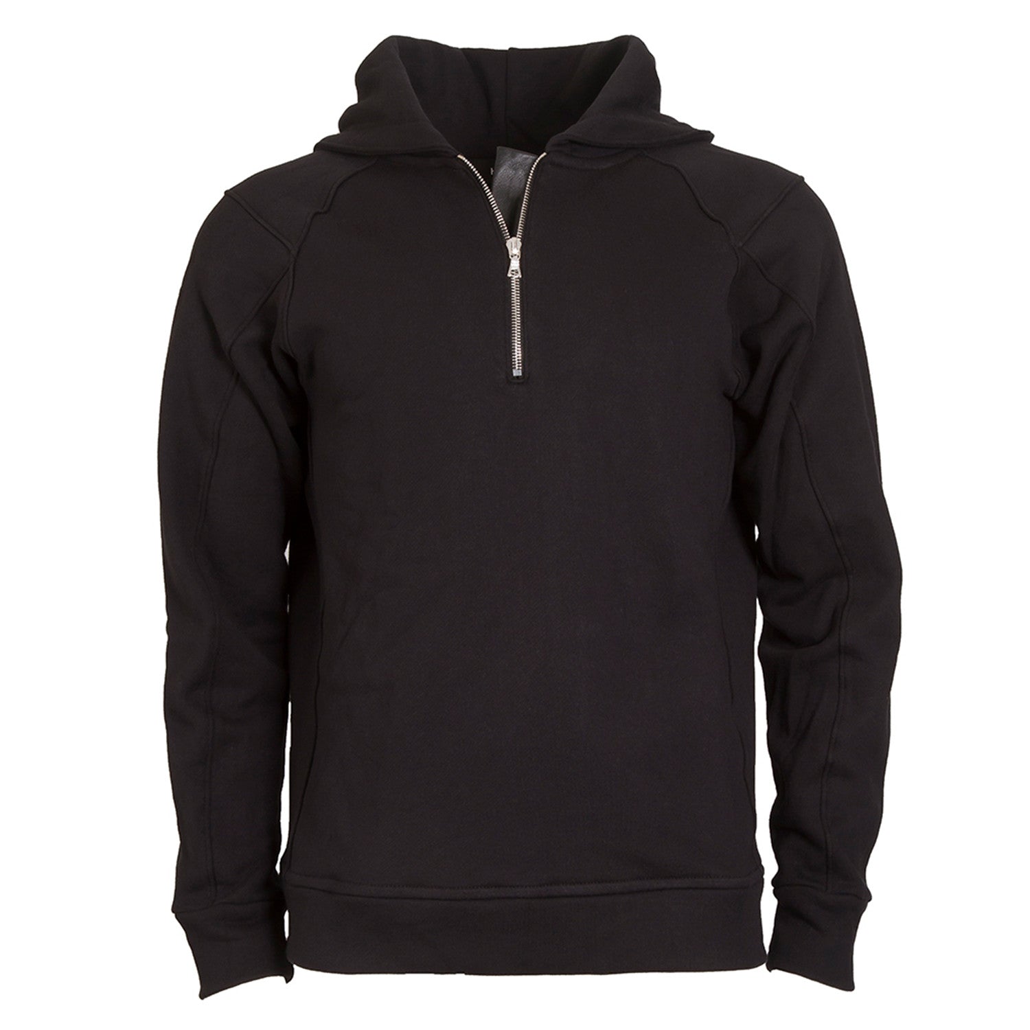 The Lionize Half-Zip Hoodie // Black