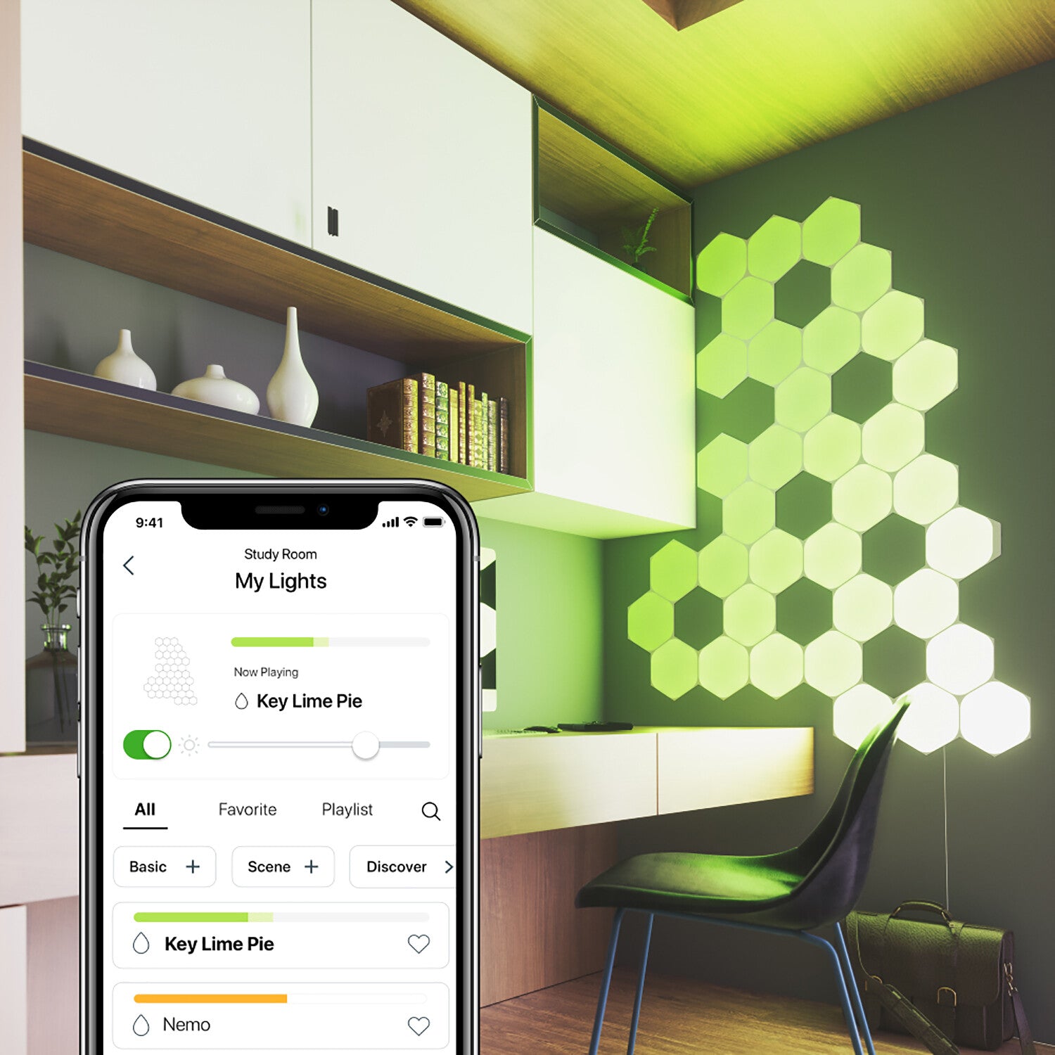 Nanoleaf Shapes // Hexagons Expansion Pack // 3 panels