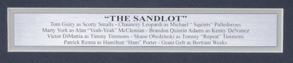 "The Sandlot" Multi-Signed/Auto by 8 Players 16x20 Photo Framed JSA 192187