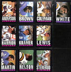 1985 TOPPS Football Minnesota Vikings  Complete Team Set 10/10 Cards 189275