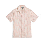 Dan // Camp Collar Shirt in Print // Grapefruit
