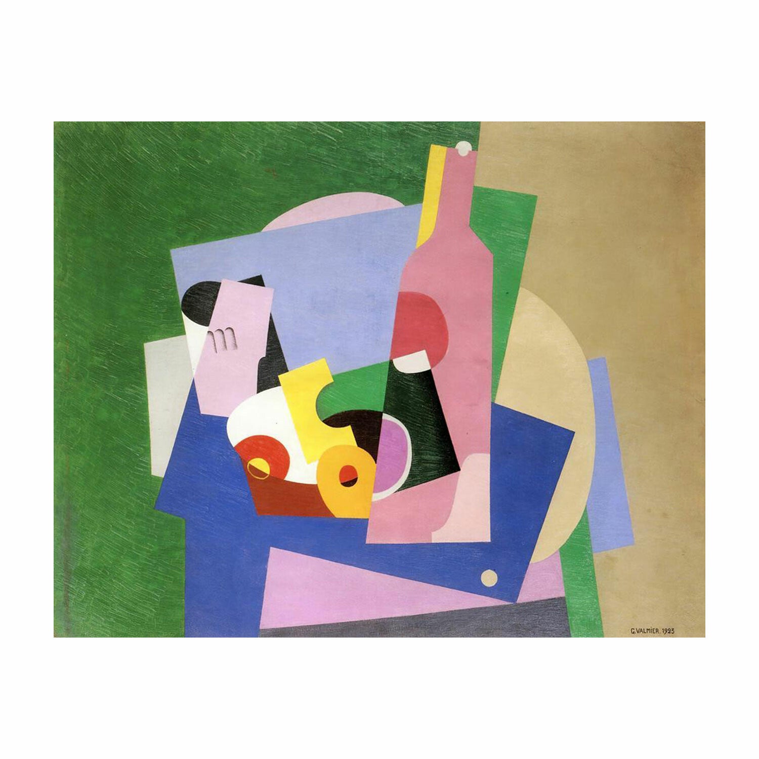 Still Life with Bottle 1923 // Georges Valmier