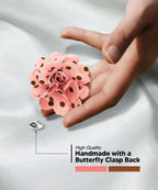 Polka Dot Flower Lapel Pin