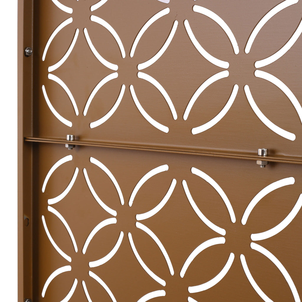 Metal Privacy - Brown