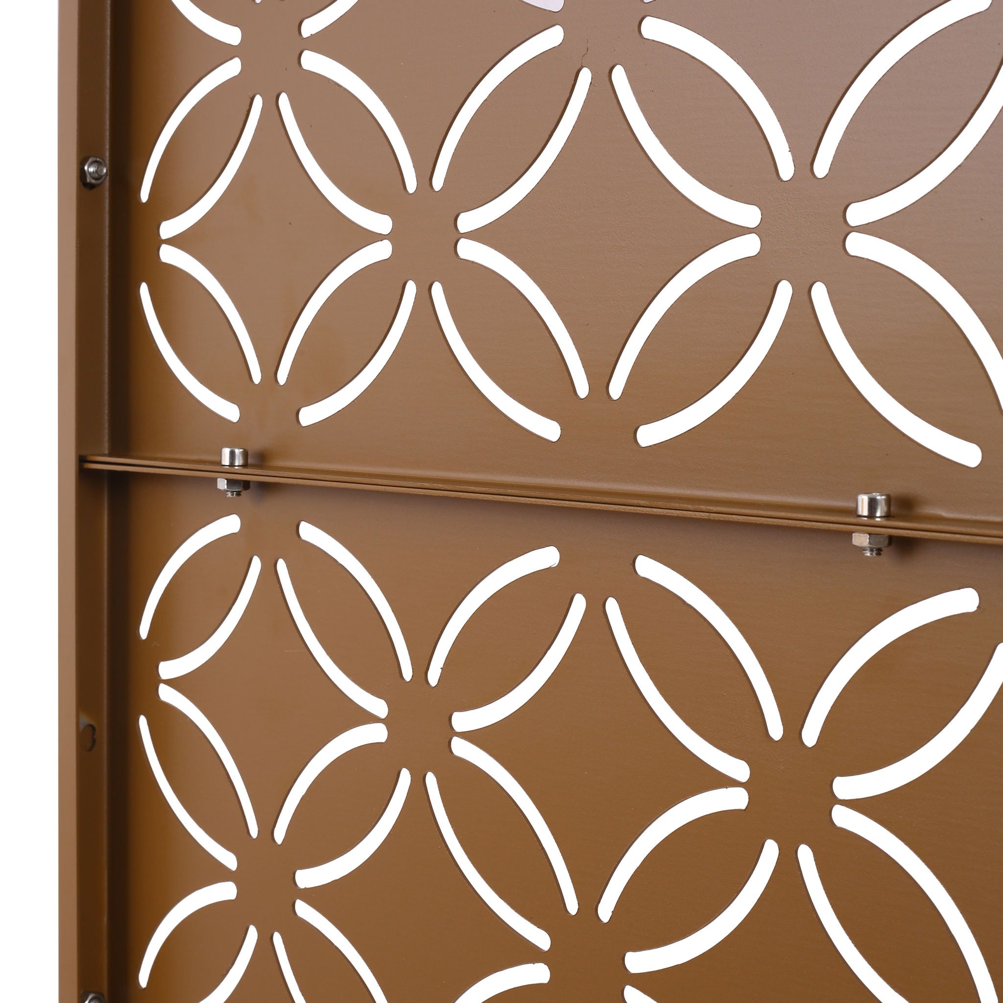 Metal Privacy - Brown