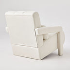 Modern Upholstered Accent Chair, Comfortable Fabric With A Pillow