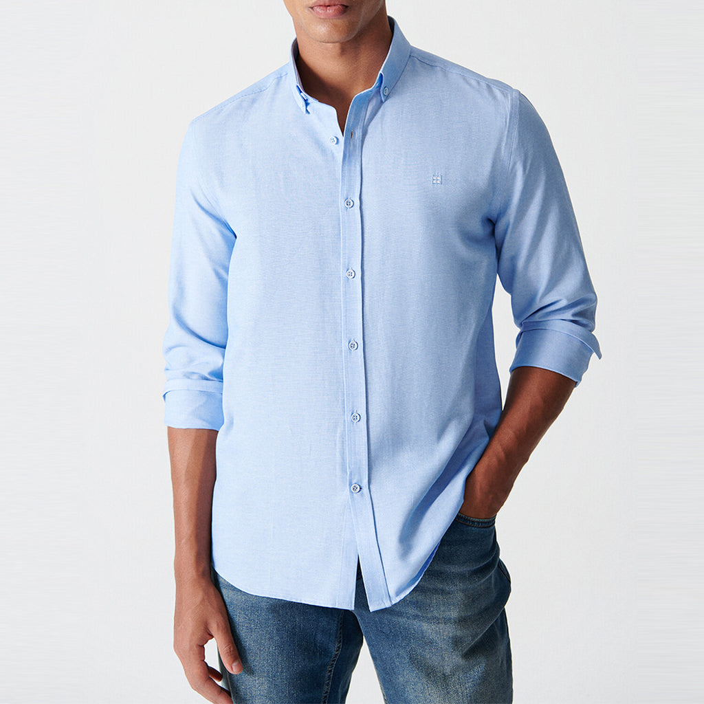 Oxford Regular Fit Shirt // Blue