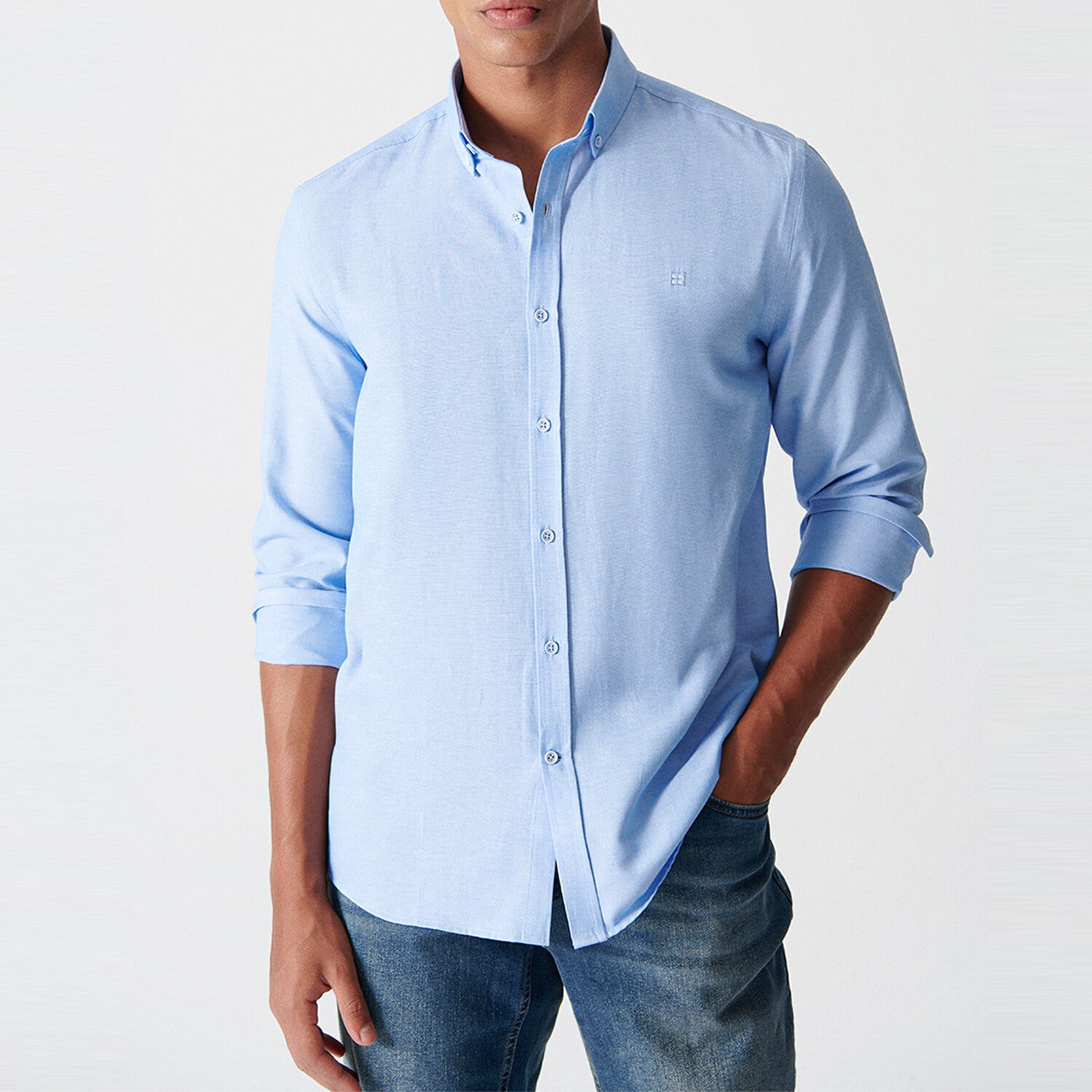 Oxford Regular Fit Shirt // Blue