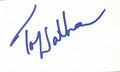 Tony Nathan  Miami Dolphins Signed/Auto 3x5 Index Card  189522
