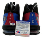 Autographed Nike Air Penny 3 QS 'Do It For Dez' Blue Red Men's Sz 10.5 Shoes PSA