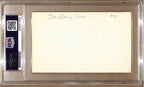 John David Crow Autographed 3x5 Index Card Texs A&M Heisman PSA/DNA 179062