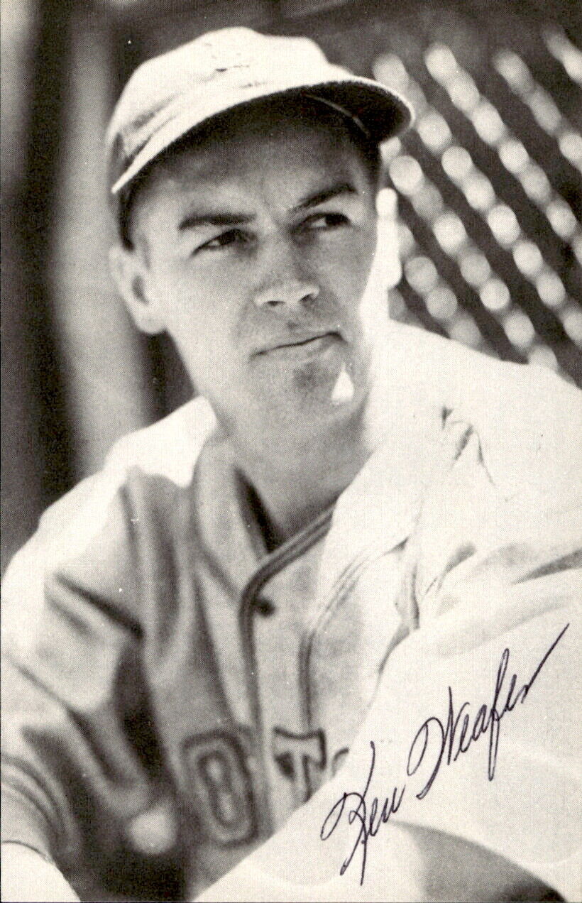 Ken Weafer Boston Bees d. 2005 Signed/Autographed 3x5  Photo 179309
