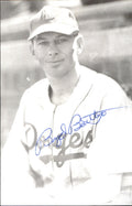 Boyd Bartley Dodgers d. 2012 Signed/Autographed 3x5  Photo 177936