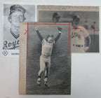 Lot of 8 George Brett Kansas City Royals 1980's-90's News Wire Photos 157378