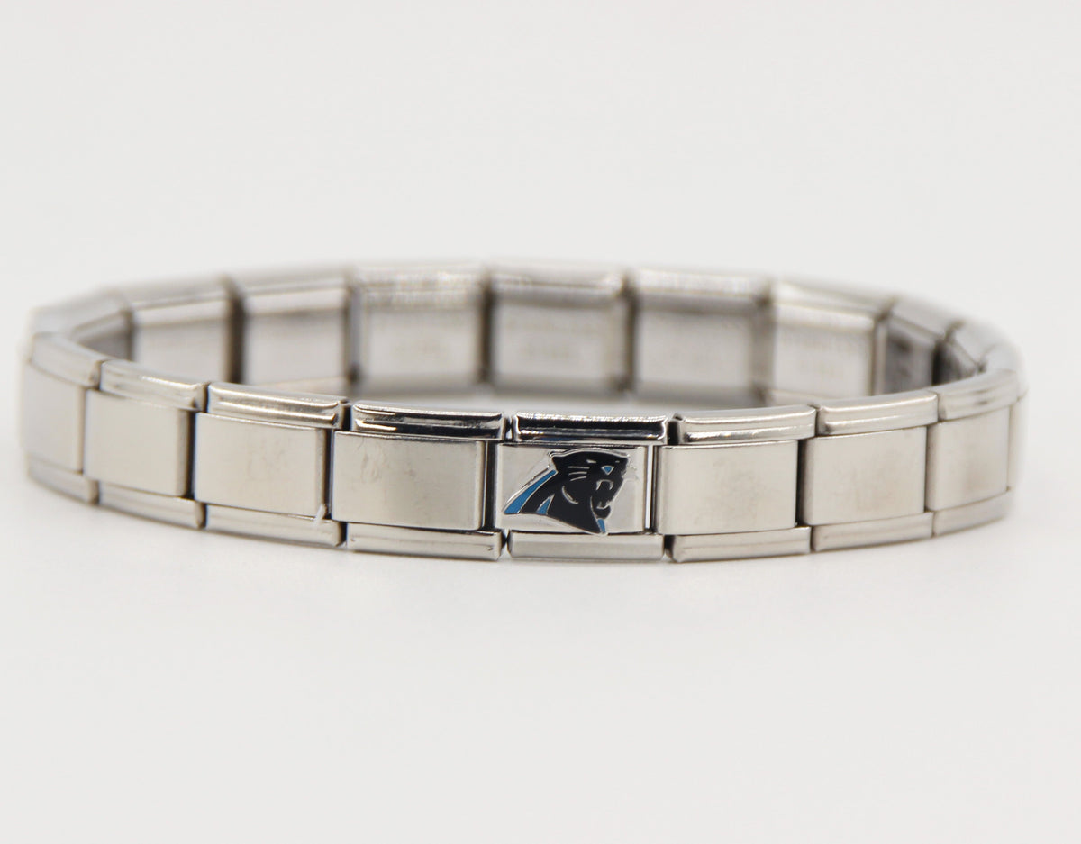 Football Team Logo Italian Charm Bracelet – Custom Gifts for Fans