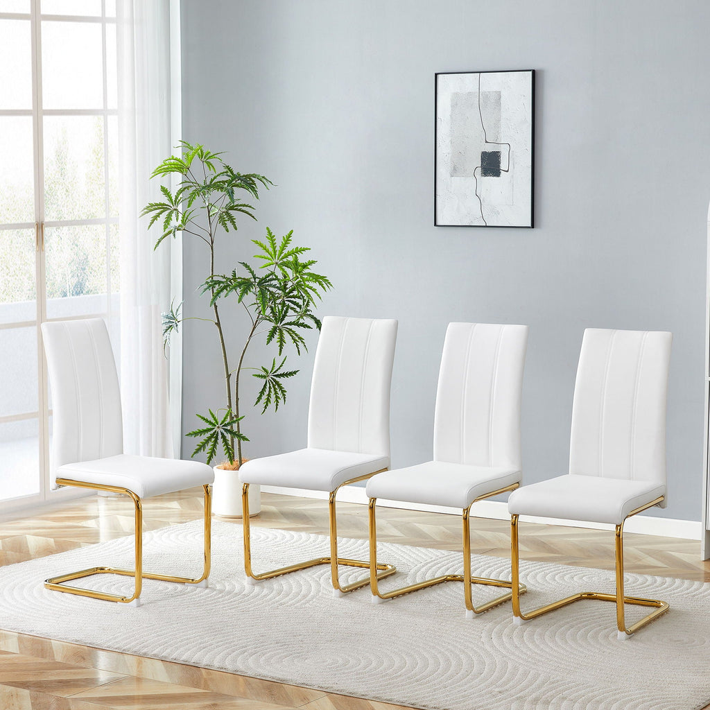 Luxury Aesthetic Upholstered Dining Chairs