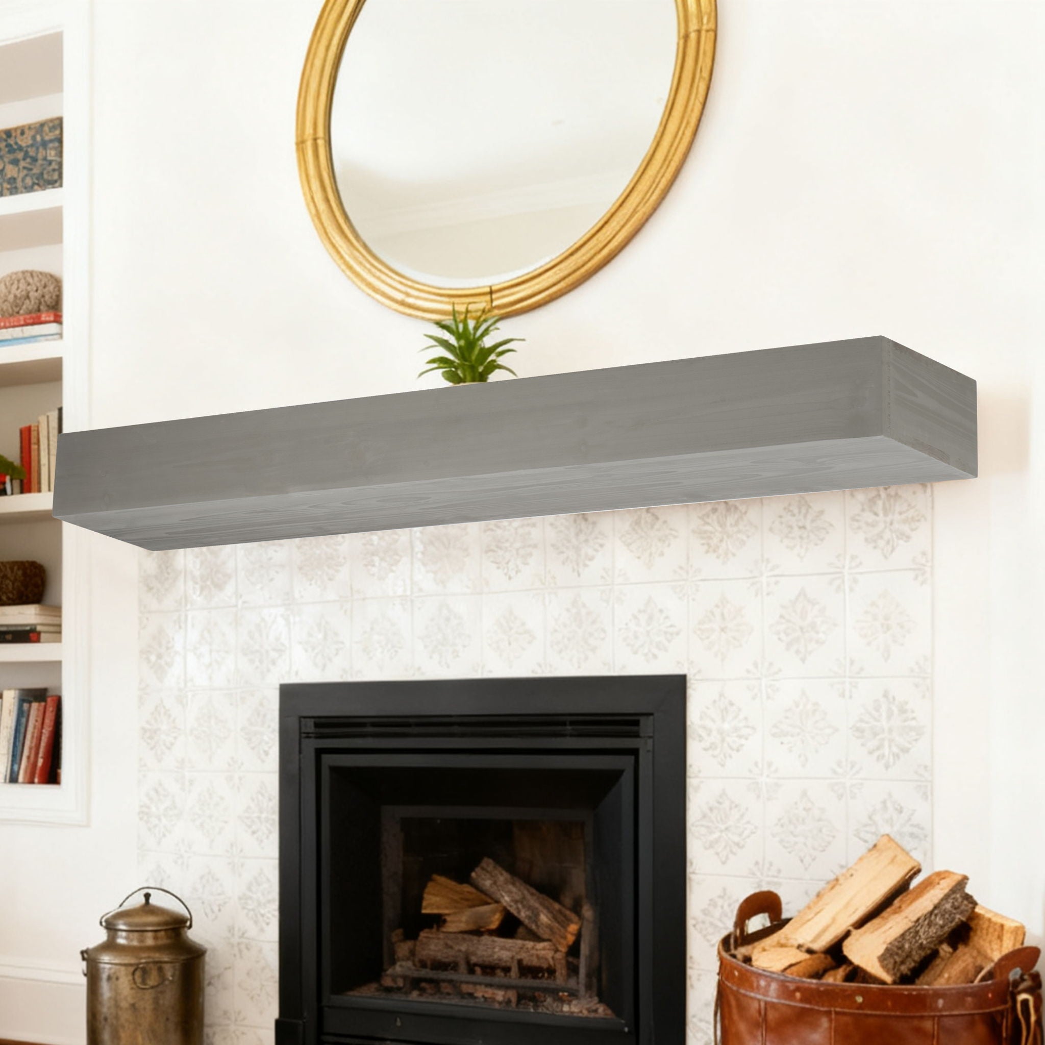 Fireplace Mantel Floating Shelf