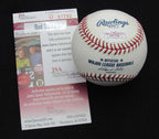 Bud Daley Signed/Auto Yankees 100th OML Baseball JSA Inscr 186623