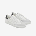 Charlie Leather & Suede Sneakers // White