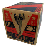 Hutch "Lou The Toe Groza" store model football in original box c.1950s 158033