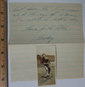 Sonny Franck Minnesota College FB HOF Signed Photo &Note PSA/DNA 145040