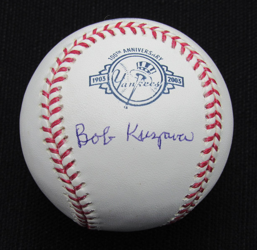 Bob Kuzava Signed/Auto Yankees 100th OML Baseball JSA  186846