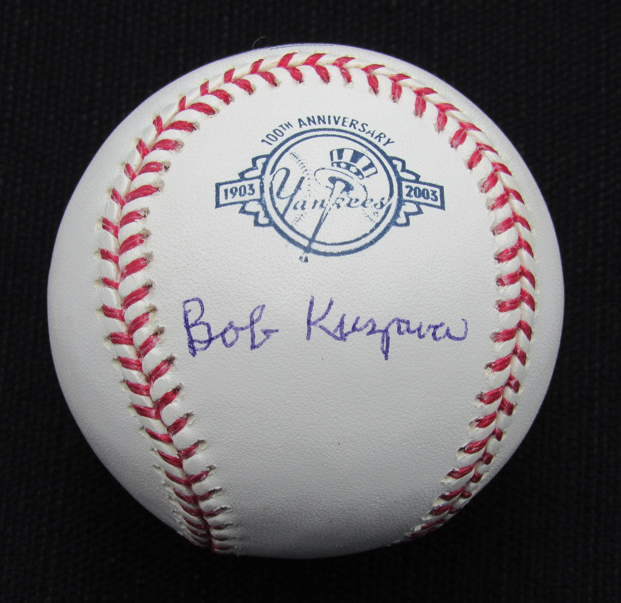 Bob Kuzava Signed/Auto Yankees 100th OML Baseball JSA  186846