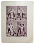 Young Griffo Boxing 1895 Boxing Gladiators 11x15 Supplement Poster Plate 4