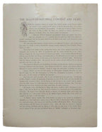 Charlie Mitchell  Boxer 1895 Boxing Gladiators 11x15 Supplement Poster.