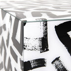 Intertwined Art Glass Cocktail Table