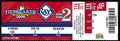 2008 ALDS Game 2 Tiebreaker Full Ticket Phantom Game Never Played 181065