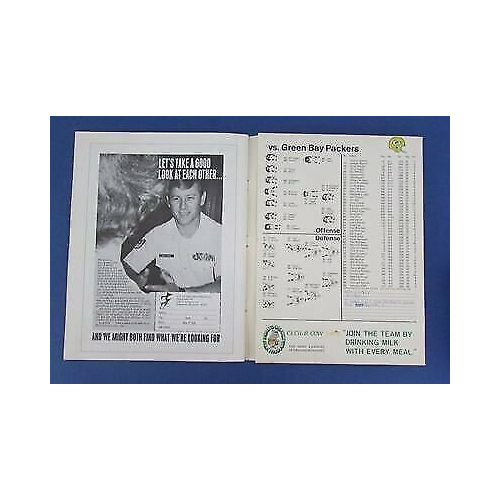 1973 Sports Focus Football Yearbook Green Bay Packers 123032