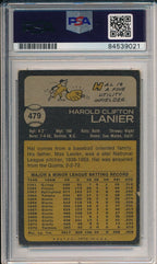 Hal Lanier Yankees Signed/Autographed 1873 TOPPS Card #479 PSA/DNA 166894