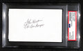 John Hart Signed/Inscribed 3x5 Index Card "The Lone Ranger" PSA/DNA 183952