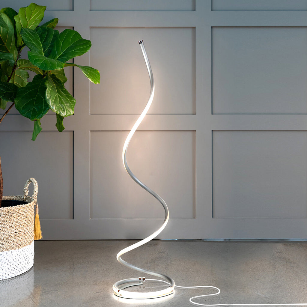 Allure // LED Spiral Decor Floor Lamp