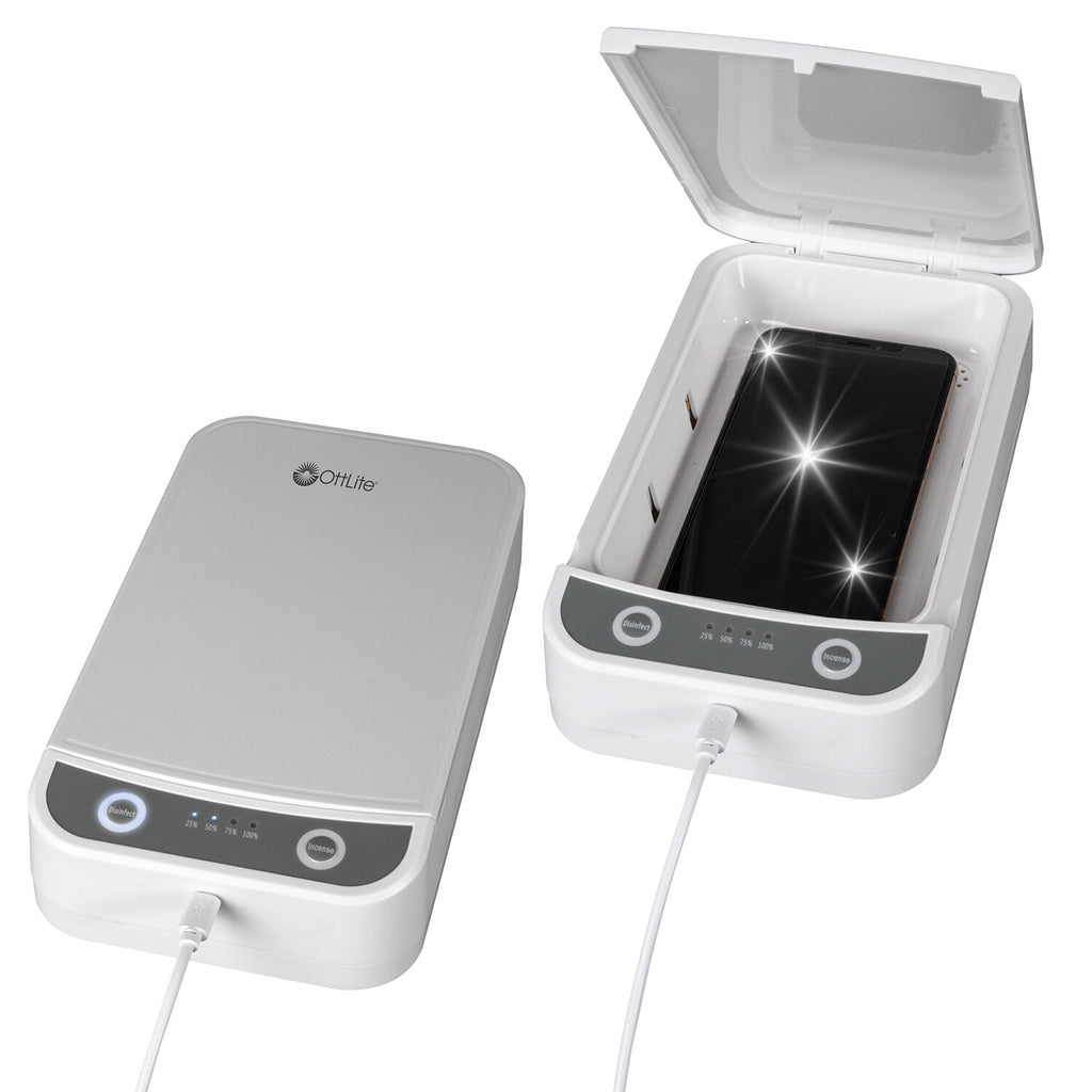 Ottlite UVC Disinfecting Phone Case + Essential Oil Diffuser