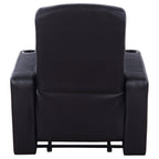 Upholstered Recliner Comfort Lounge Chair - Black