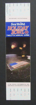 1989 Holiday Bowl College Football Game Full Ticket Penn State vs. BYU