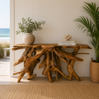 Teak Console