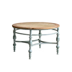 Round Top Carved Table