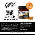 Candied Stem Ginger in Syrup 10.6 oz , Set of 6