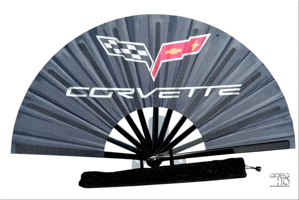 Corvette Clack Fan | Car Enthusiast Folding Hand Fan