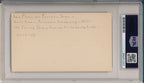 Leo Paquin Fordham 7 Blocks of Granite Signed/Auto 3x5 Index Card PSA/DNA 155381
