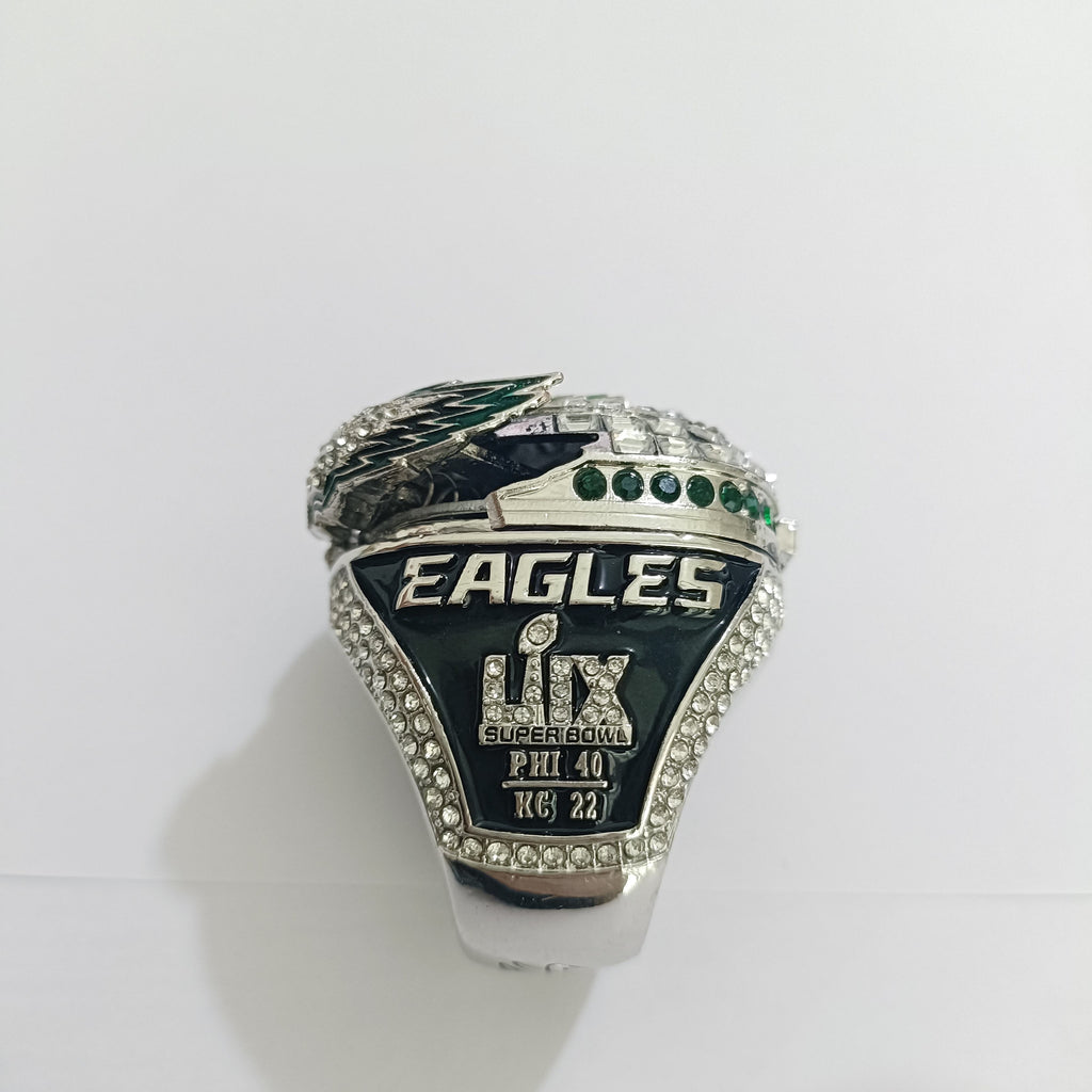 Philadelphia Eagles 2025 Championship Ring & Trophy Replica Set — Hurts (#1) or Barkley (#26) Edition