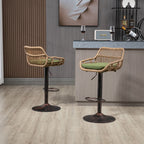 Modern Swivel Bar Stools Adjustable Counter Chairs