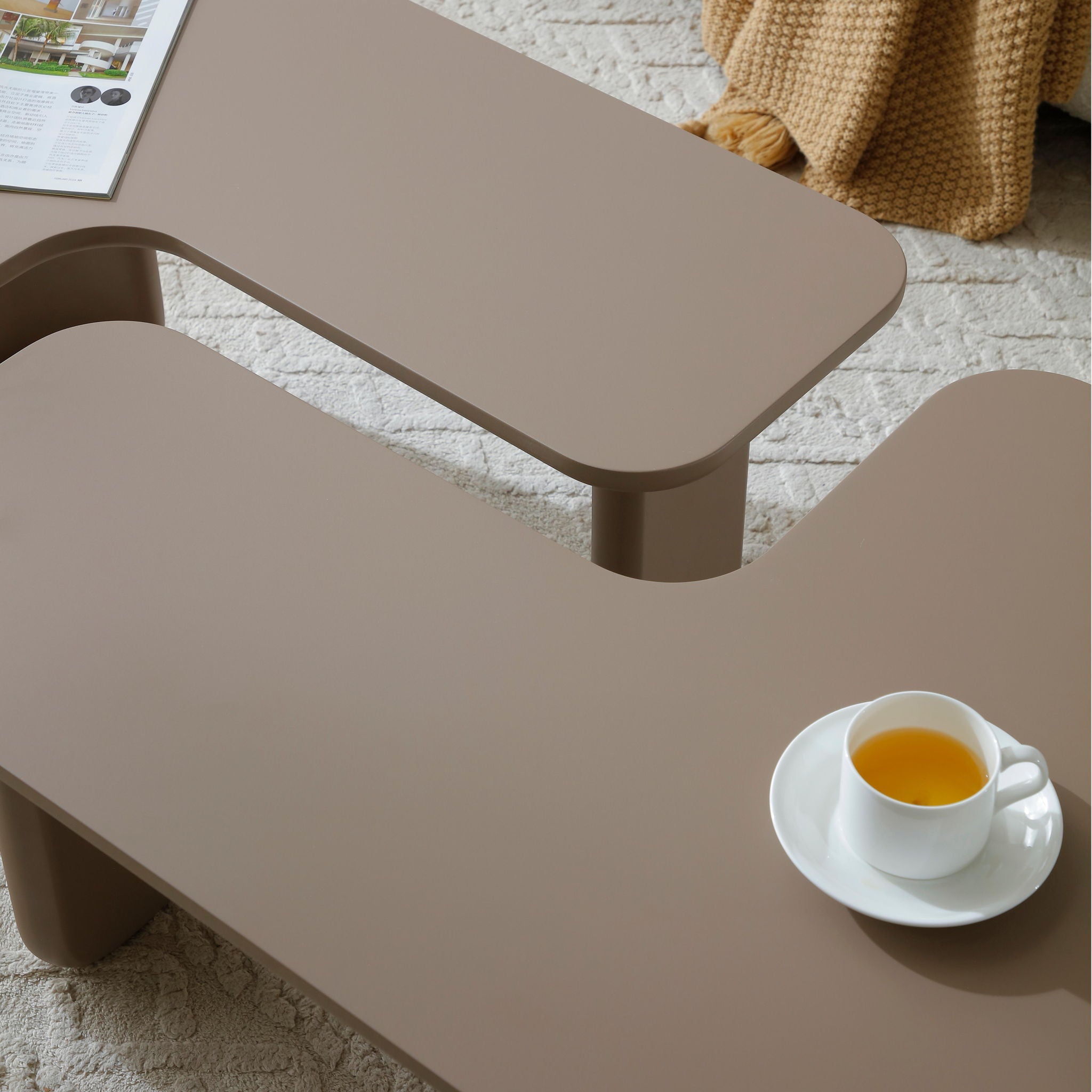 L-Shape Coffee Table